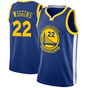 Golden State Warriors Swingman Blue Andrew Wiggins Jersey - Icon Edition - Men's