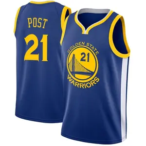 Golden State Warriors Swingman Blue Quinten Post Jersey - Icon Edition - Men's