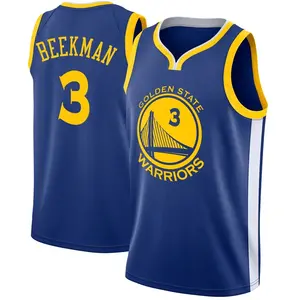 Golden State Warriors Swingman Blue Reece Beekman Jersey - Icon Edition - Youth