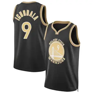 Golden State Warriors Swingman Gold Andre Iguodala Black Select Series Jersey - Men's