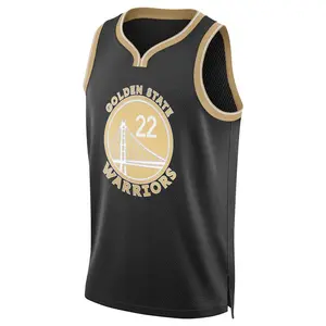 Golden State Warriors Swingman Gold Andrew Wiggins Black Select Series Jersey - Men's