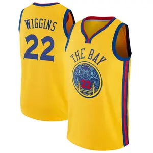 Golden State Warriors Swingman Gold Andrew Wiggins Jersey - City Edition - Men's