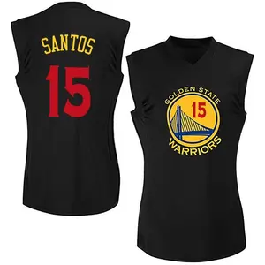 Golden State Warriors Swingman Gold Gui Santos Black New Fashion Jersey - Women's