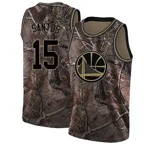 Golden State Warriors Swingman Gold Gui Santos Camo Realtree Collection Jersey - Youth