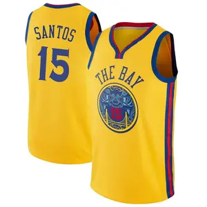 Golden State Warriors Swingman Gold Gui Santos Jersey - City Edition - Men's