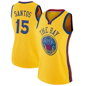 Golden State Warriors Swingman Gold Gui Santos Jersey - City Edition - Women's