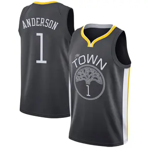 Golden State Warriors Swingman Gold Kyle Anderson Black Jersey - Statement Edition - Men's