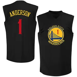 Golden State Warriors Swingman Gold Kyle Anderson Black New Fashion Jersey - Men's