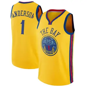 Golden State Warriors Swingman Gold Kyle Anderson Jersey - City Edition - Youth