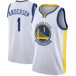 Golden State Warriors Swingman Gold Kyle Anderson White Jersey - Association Edition - Men's