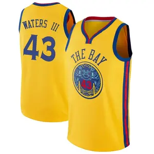 Golden State Warriors Swingman Gold Lindy Waters III Jersey - City Edition - Men's