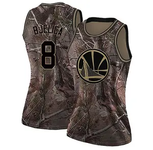 Golden State Warriors Swingman Gold Nemanja Bjelica Camo Realtree Collection Jersey - Women's