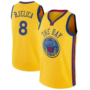 Golden State Warriors Swingman Gold Nemanja Bjelica Jersey - City Edition - Youth